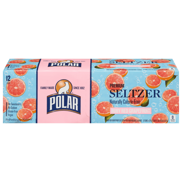 Save on Polar Seltzer Water Ruby Red Grapefruit 12 pk Order Online