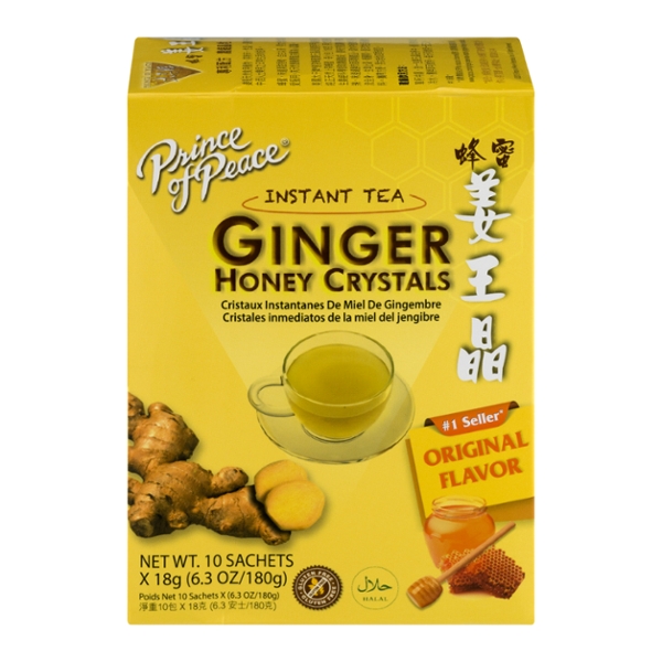 Save on Prince of Peace Instant Tea Ginger Honey Crystals Original