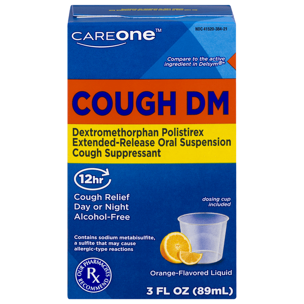 Save on CareOne Cough DM Day or Night Cough Relief Alcohol Free Orange Flavor Order Online