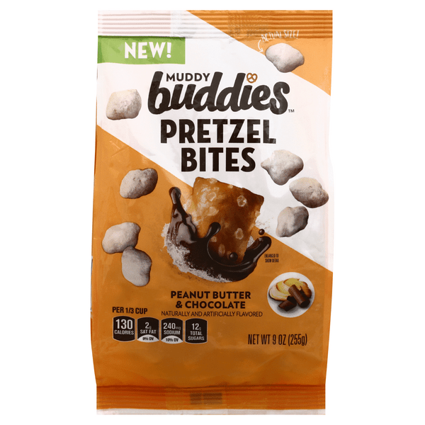 Save on Muddy Buddies Pretzel Bites Peanut Butter & Chocolate Order Online Delivery Giant