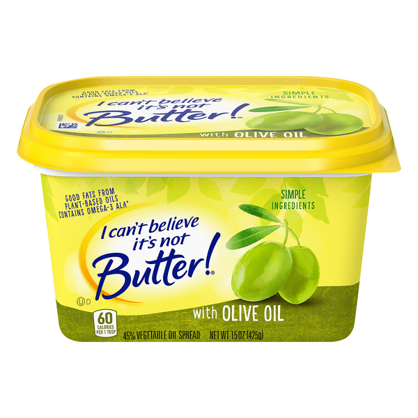 Save on I Can't Believe It's Not Butter! Vegetable Oil Spread with Olive Oil Order Online