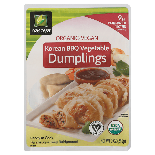 Save on Nasoya Korean BBQ Vegetable Dumplings Vegan Organic Order