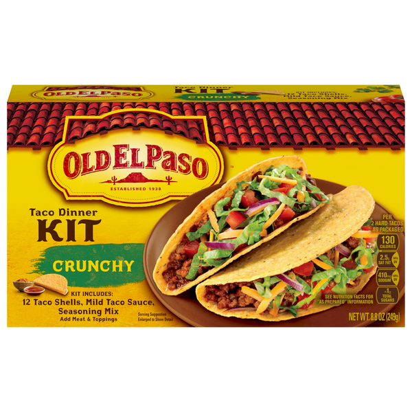 Save on Old El Paso Crunchy Taco Dinner Kit 12 ct Order Online