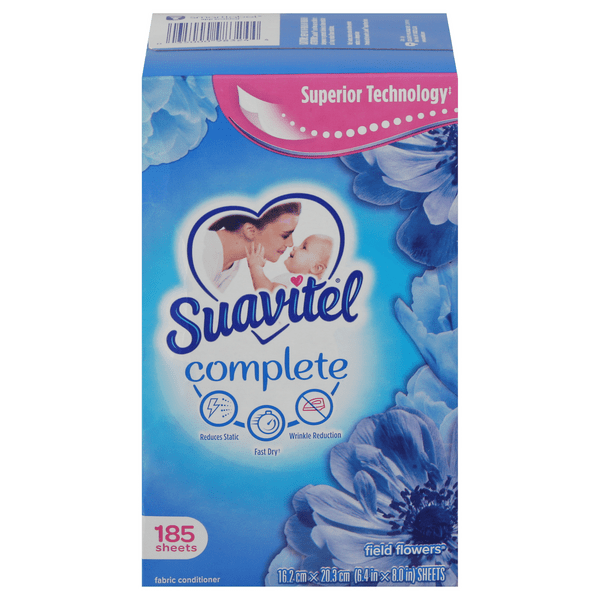 Save on Suavitel Complete Field Flowers Fabric Conditioner Dryer Sheets