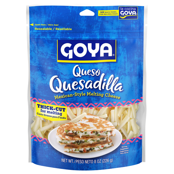 Save on Goya Queso Quesadilla Melting Cheese Mexican Style Order Online