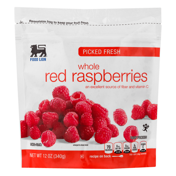 Save on Food Lion Red Raspberries Frozen Whole Order Online Delivery