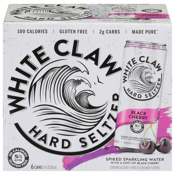 Save on White Claw Hard Seltzer Black Cherry Gluten Free 6 pk Order