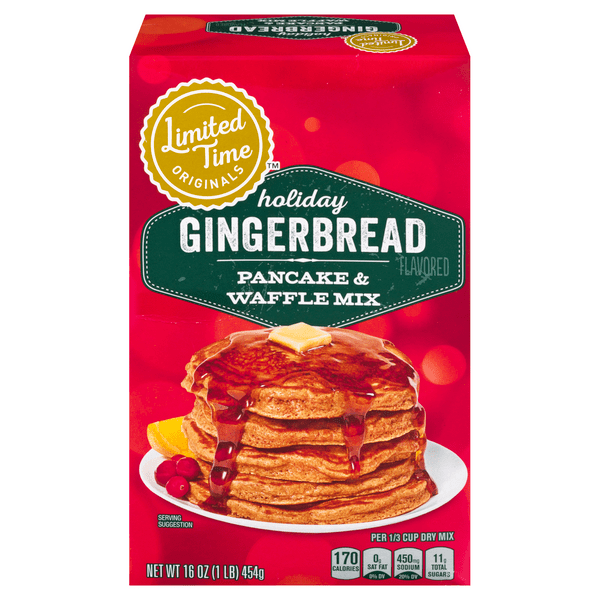Save on Giant Limited Time Pancake & Waffle Mix Holiday Gingerbread