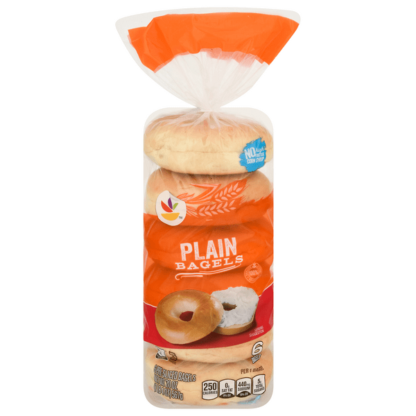 Save on Giant Company Bagels Plain PreSliced 6 ct Order Online
