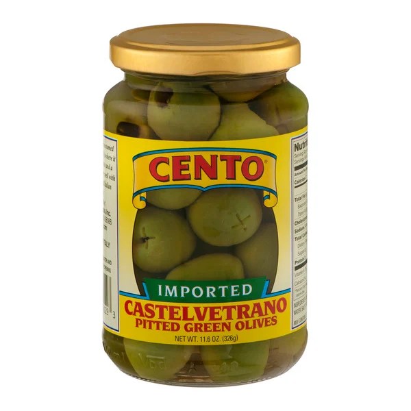 Save on Cento Imported Castelvetrano Pitted Green Olives Order Online