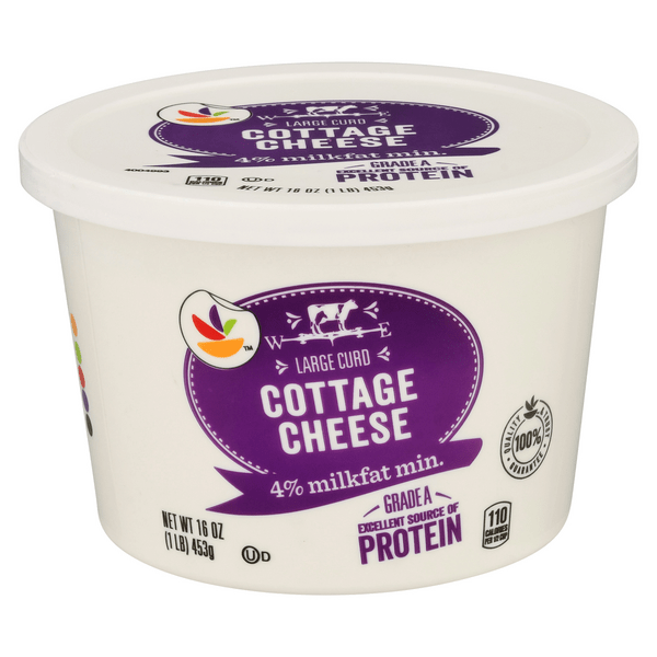 Save on Our Brand Cottage Cheese Large Curd 4 Milkfat Order Online