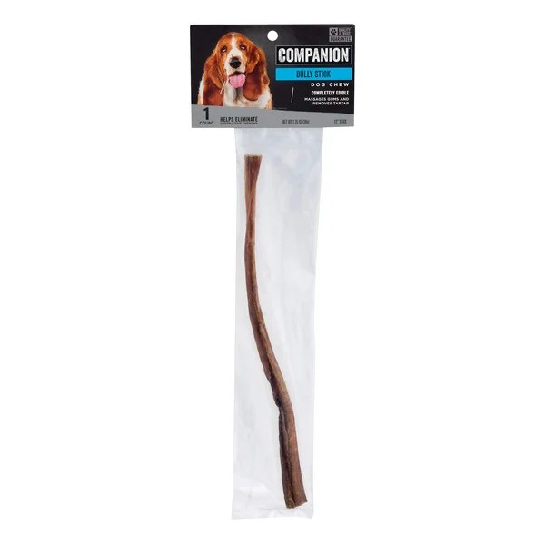 Save on Companion Dog Chew Bully Stick 12 inch Order Online Delivery