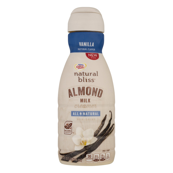 Coffee Mate Natural Bliss Almond Milk Vanilla Almond Milk Coffee