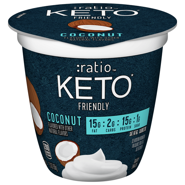 Save on Ratio Keto Friendly Dairy Snack Coconut Low Carb Order Online