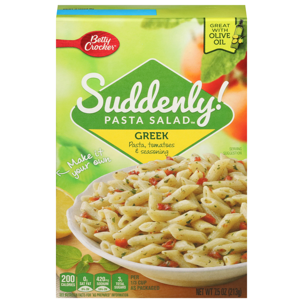 Save on Betty Crocker Suddenly Pasta Salad Greek Order Online Delivery