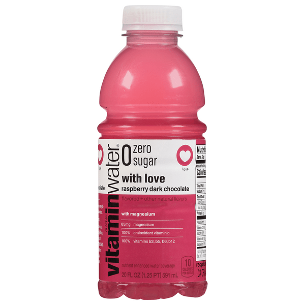 Save on Glaceau Vitaminwater Raspberry Dark Chocolate Water Beverage