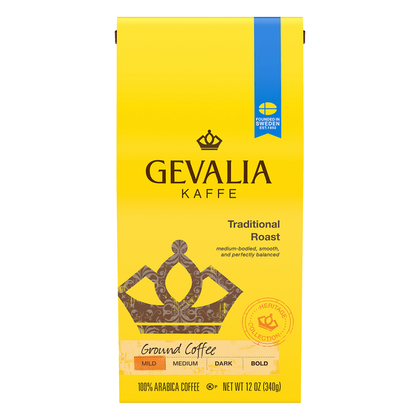 Save on Gevalia Coffee Traditional Roast Mild (Ground) Order Online