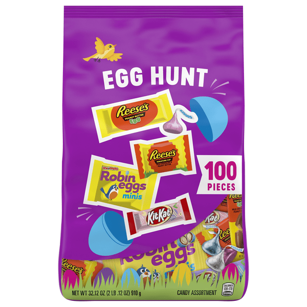 Save on Hershey's Egg Hunt Assorted Flavored Easter Candy 100 ct