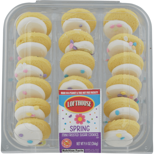 Save on Lofthouse Mini Spring Frosted Sugar Cookies 18 ct Order