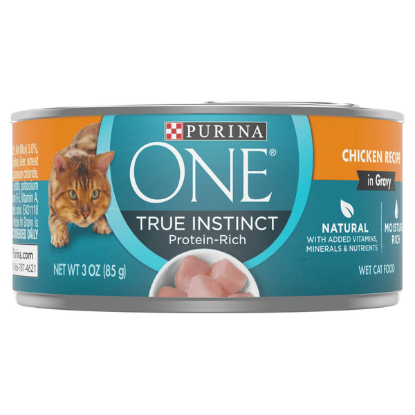 Save on Purina ONE True Instinct ProteinRich Wet Cat Food Chicken Recipe Natural Order Online