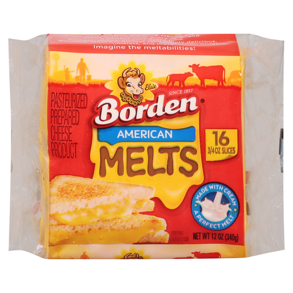 Save on Borden Melts American Prepared Cheese Product Sliced 16 ct Order Online Delivery