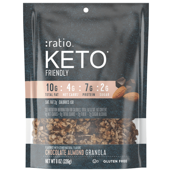 Save on Ratio Keto Friendly Granola Chocolate Almond Gluten Free Order Online Delivery Stop & Shop