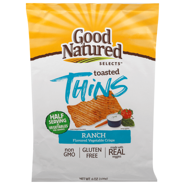 Save on Good Natured Selects Gluten Free Ranch Toasted Thins Vegetable