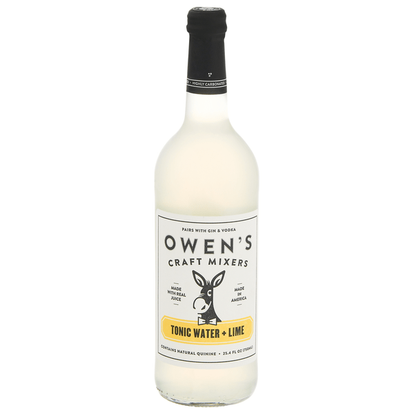 Save on Owen's Craft Tonic Water + Lime Cocktail Mixers Order Online