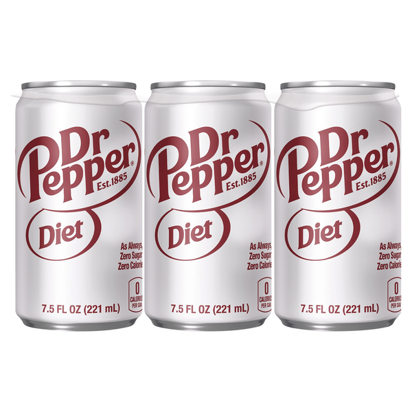 Save on Dr Pepper Diet Soda Mini 6 pk Order Online Delivery Food Lion