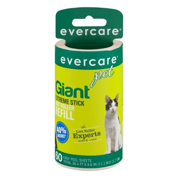 Save on Evercare Pet Hair Lint Roller Refill Giant 60 Sheets Order
