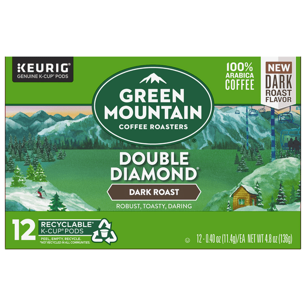 Save on Green Mountain Double Diamond Dark Roast Coffee KCup Pods