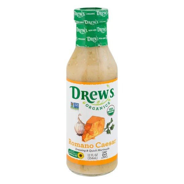 Save on Drew's Organics Romano Caesar Dressing & Quick Marinade Order