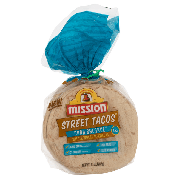 Save on Mission Street Taco Carb Balance Whole Wheat Tortillas Low Carb