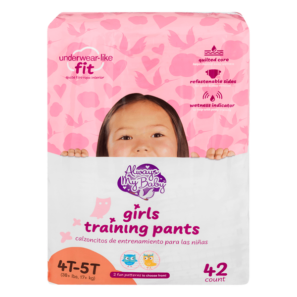Save on Always My Baby 4T5T Training Pants Girls 38+ lbs Order Online