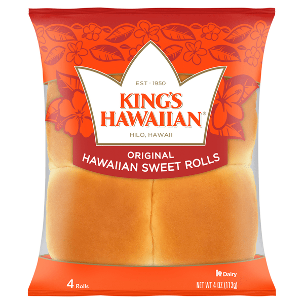 Save on King's Hawaiian Dinner Rolls Sweet Original 4 ct Order Online