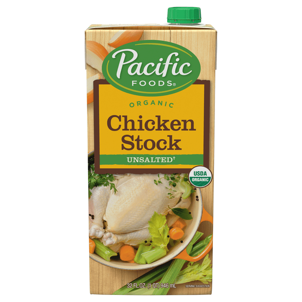 Save on Pacific Foods Chicken Stock Unsalted Organic Order Online