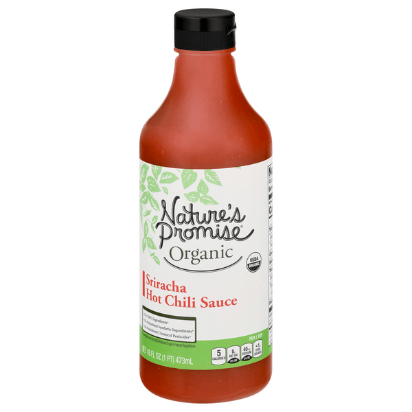 Save on Nature's Promise Organic Sriracha Hot Chili Sauce Order Online