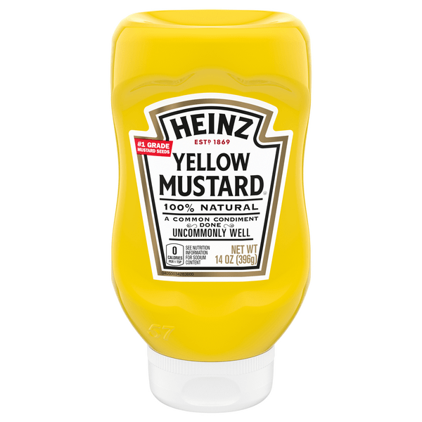 Save on Heinz Yellow Mustard 100 Natural Order Online Delivery Giant