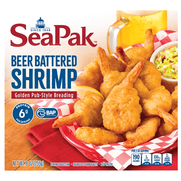 Save on SeaPak Beer Battered Shrimp Frozen Order Online Delivery Giant