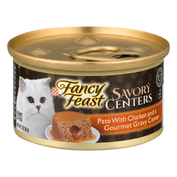 Save on Fancy Feast Savory Center Wet Cat Food Pate with Chicken Order