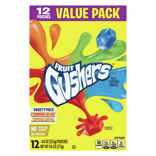 Save on Fruit Gushers Flavored Fruit Snacks Variety Pack 12 ct Order Online Delivery Stop & Shop