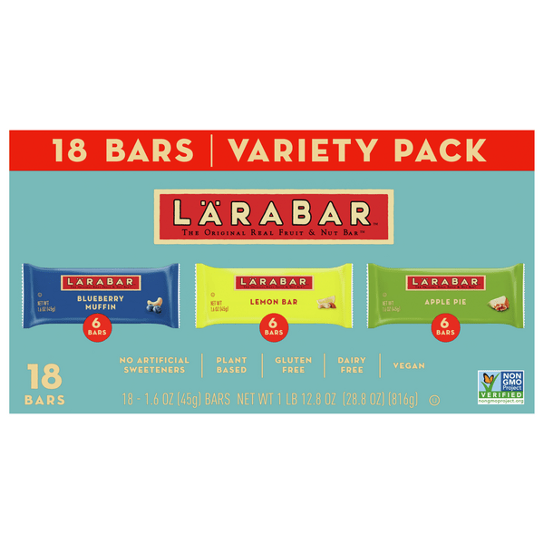 Save on LARABAR Fruit & Nut Bar Variety Pack 18 ct Order Online
