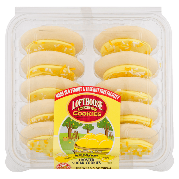 Save on Lofthouse Sugar Cookies Lemon Frosted Order Online Delivery
