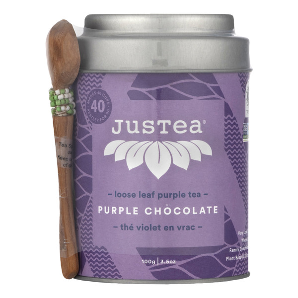 Save on Justea Tea Loose Leaf Purple Chocolate Order Online Delivery