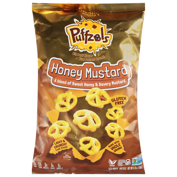 Save on Unique Snacks Puffzels Honey Mustard Gluten Free Order Online