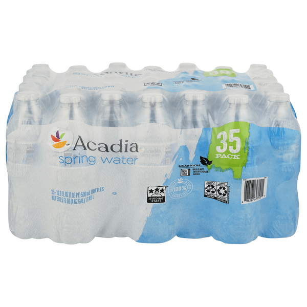 Save on Our Brand Acadia Spring Water Natural 35 pk Order Online