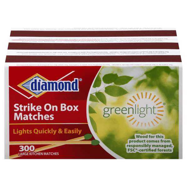 Save on Diamond Kitchen Matches Large Strike On Box Order Online