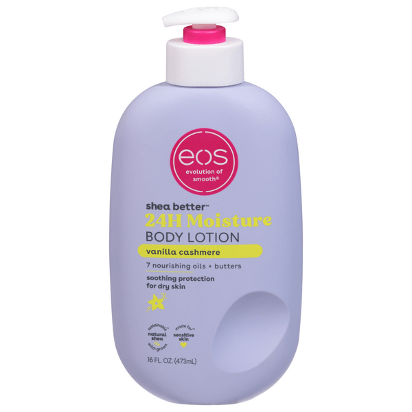 Save on eos Shea Better 24H Moisture Body Lotion Vanilla Cashmere Order Online Delivery Stop