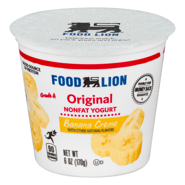 Save on Food Lion Non Fat Yogurt Banana Creme Order Online Delivery