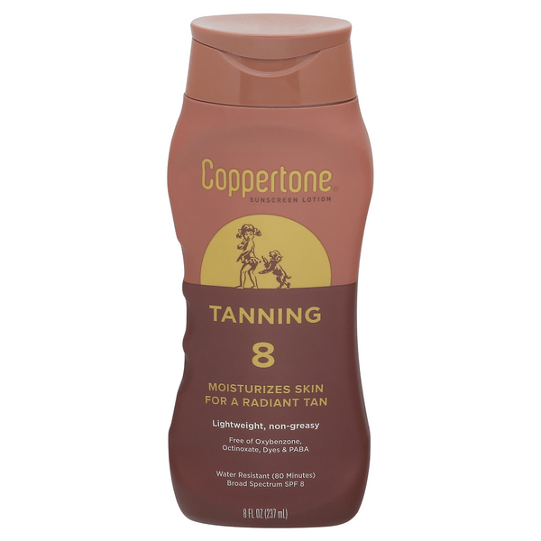 Save on Coppertone Tanning Sunscreen Lotion SPF 8 Order Online Delivery Stop & Shop